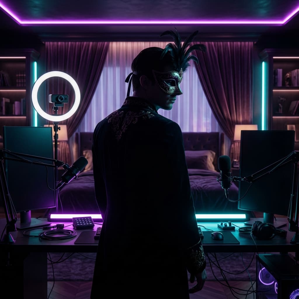 The No-Face Strategy: How to Stream Anonymously and Still Succeed